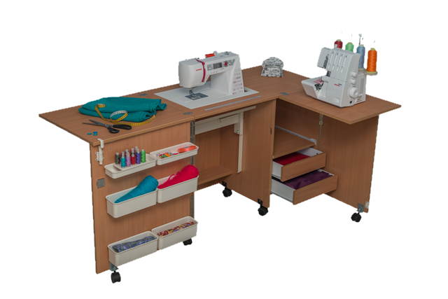 COMFORT 5+ Sewing machine and overlocker table 